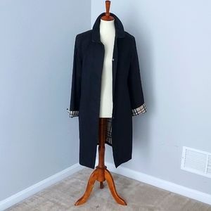 Burberry Cotton black outer coat